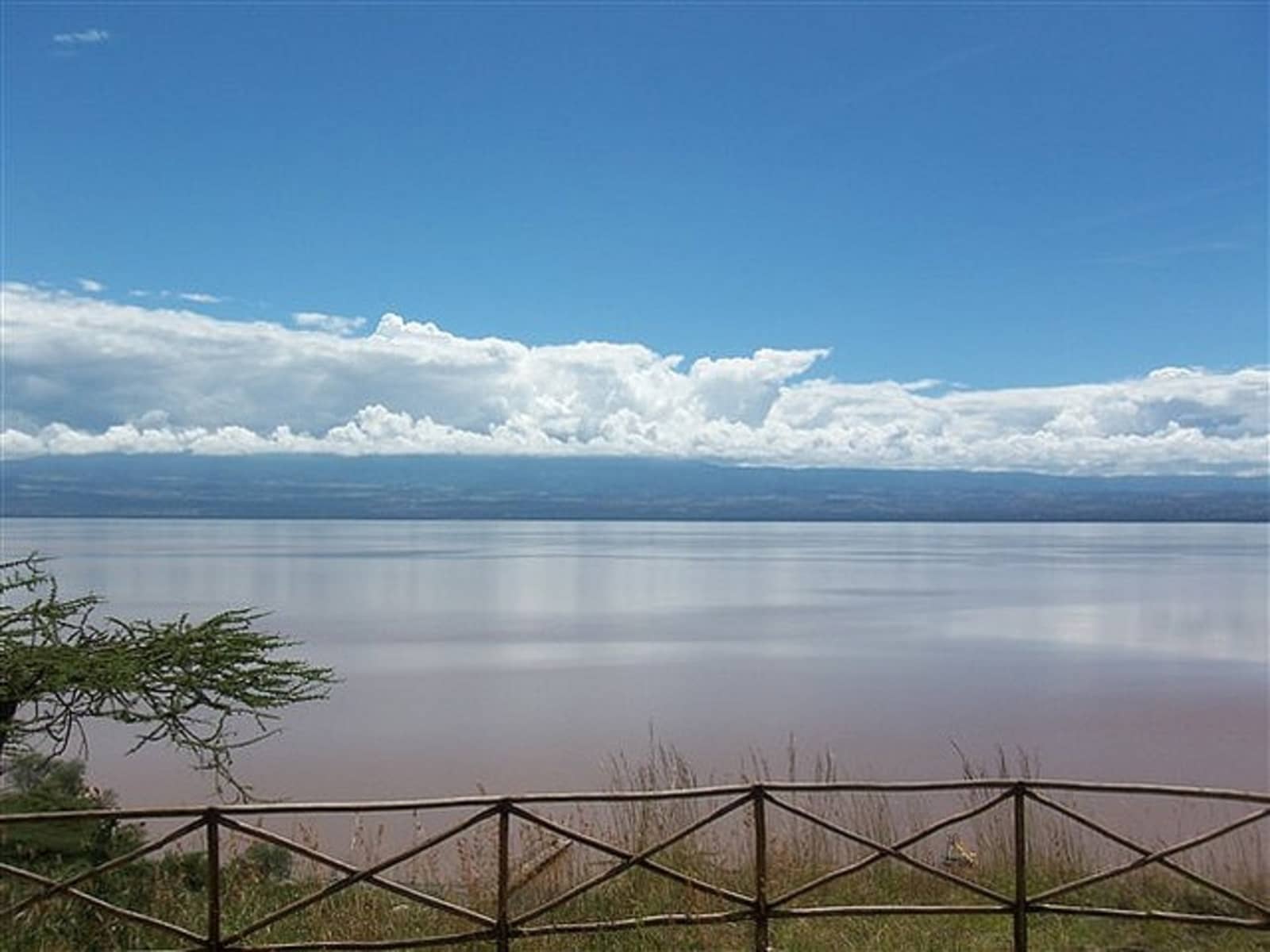 Rift Valley lake landscape in Ethiopia