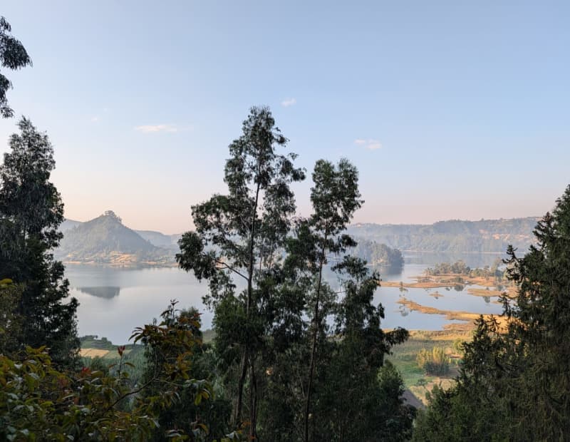December travel scene in Ethiopia
